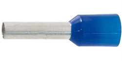 Dutinka pro kabel 2,5mm2 modrá (E2512), balení 100ks