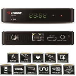 Octagon SF8008 4K UHD E2 DVB-S2X + T2/C